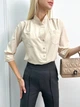 Жіноча блуза Fashion 46/48 бежевий - зображення 2