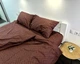 Постільна білизна LARA бязь d11186p Ромб Brown полуторна - зображення 3