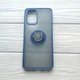 Чохол Armor Ring для Xiaomi Poco M5S протиударний з кільцем Синій - зображення 1