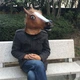 Маска Голова Лошади horse head хеллоуин косплей (100031) - изображение 4