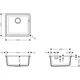 Кухонная мойка Hansgrohe S51 S510-U450 43431380 - изображение 4