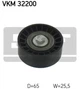 VKM 32200 SKF Ролик модуля натягувача ременя SKF (VKM32200) - зображення 1