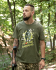 Футболка Pentagon Ageron «Spartan Warrior» Olive Green XL - зображення 4