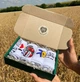 Бокс подростковых оригинальных носков в патриотическом стиле на подарок 36-41 4 пары длинные демисезонные белые - изображение 2