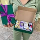 Комплект подростковых носков с прикольным мультяшным принтом в подарочной упаковке 36-41 4 пары высокие демисезонные разноцветные - изображение 1