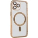 Чехол Fibra Chrome with MagSafe + защита камеры для Apple iPhone 13 Pro Max (6.7") Gold - изображение 5