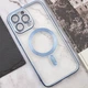 Чохол силіконовий протиударний WAVE Metal Color Case with MagSafe + захист камери для Apple iPhone 11 Pro (5.8") Sierra Blue - зображення 5