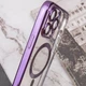 Чехол силиконовый противоударный WAVE Metal Color Case with MagSafe + защита камеры для Apple iPhone 11 Pro (5.8") Purple - изображение 6