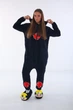Кигуруми Пижама для девочек Kigurumi Косплей Аниме Наруто Акацуки Akatsuki Cosplay Черный М 155-165 см. (1107/2) - изображение 3