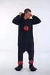 Пижама кигуруми для Мужчин Kigurumi Косплей Аниме Наруто Акацуки Akatsuki Cosplay Черный М 155-165 см. (1107) - изображение 3