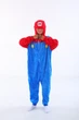 Подростковые Кигуруми Слип Пижама для Мальчиков Kigurumi Супер Марио Super Mario Красно-синий 165-175 см. (2054/1) - изображение 1