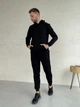 Худі утеплене на флісі оверсайз чоловіче Merlini Анмас 110001021 L-XL Чорне (110001021_2) - зображення 4