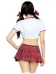 Костюм школярки Leg Avenue Miss Prep School Червоний XS - зображення 3