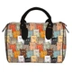Сумка бочонок Barrel Котики 28x18x17 см - изображение 1