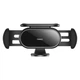 Автотримач для телефона Baseus Steel Cannon pro Solar Electric Car Mount Black (SUGP010001) - зображення 3
