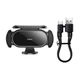Автотримач для телефона Baseus Steel Cannon pro Solar Electric Car Mount Black (SUGP010001) - зображення 7