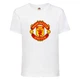 Футболка детская Футбольный клуб Манчестер Юнайтед (Manchester United) белая (FOOT wh 009) 152 см - изображение 1