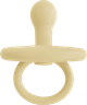 Пустышка ортодонтическая силиконовая 100% MinikOiOi Binkee 0+ Month Mellow Yellow (101150056) - изображение 1