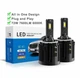 Авто LED лампы H7 12V на VAG VW (GOLF, PASSAT, TIGUAN) Skoda CSP чипы Корея в линзу 6000K с обманками - изображение 1