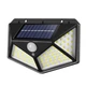 Уличный светильник на солнечной батарее Solar SL100 аккумуляторный, с датчиком движения и сумерек Черный - изображение 2