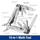 Мультитул WORKPRO W014085 15in1 Полноразмерный - изображение 3