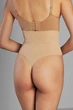 Утягивающие корректирующие трусики с высокой посадкой Nud Бежевые M (N03005) - изображение 3