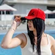 Бейсболка Jordan one size красная - изображение 4