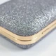 Клатч бокс с блестками серый вечерний маленький выпускной на цепочке 19x10x5 см - изображение 7