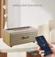 Портативная колонка ретро Kisonli G12A Bluetooth 1200mAh 8Вт Wooden - изображение 2
