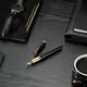 Ручка перова Parker INGENUITY Black Lacquer GT FP F 60011 - зображення 8