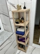 Стелаж, етажерка WoodDecor із натурального дерева Natural без покриття - зображення 2