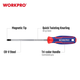 Викрутка хрестова WORKPRO PH2X150мм CR-V PRO WP221030 - зображення 2