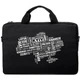 Сумка для ноутбука Vinga 15.6" NB1502 Black, white print (NB1502UWBK) - зображення 4