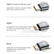 Дата кабель рулетка (3 в 1) USB – Type C, Micro USB, Lightning, CARPRIE J26 – 120 см / 100W / 6A / Fast Charger / с чипом заряда - изображение 6