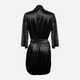 Szlafrok DKaren Elizabeth 2XL Black (5903251394841) - obraz 4