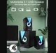 Компьютерные колонки 2.1 Kisonli TM4000U, Bluetooth, AUX, 5W+2x3W - изображение 6