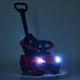 Детская Каталка Толокар для малышей Bambi Racer M 4741-3 родительская ручка, музыка, световые эффекты, колеса пластик, багажник под сиденьем - изображение 9