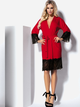 Szlafrok DKaren Jasmin 2XL Red (5902686566175) - obraz 1