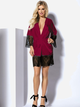 Szlafrok DKaren Jessica 2XL Crimson (5902686566953) - obraz 1