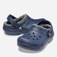 Детские кроксы-сабо утепленные для мальчика Crocs Classic Lined Clog K 207009-459 27-28 (C10) Navy/Char (1914487021344) - изображение 3
