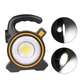 Аккумуляторный переносной фонарь Solar Light JY-819A черно-желтый на солнечной батарее - изображение 3