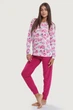 Пижама: джемпер и брюки Enrico Coveri 48(XL) Розовый микс (Rosa) (80340) - изображение 2
