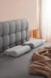 Подушка WELLPUR KVINA сірий 30x50x10/7см - зображення 2