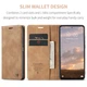 Чохол книжка з магнітом Xiaomi Redmi Note 12 Pro 5G CaseMe Brown (33841-30) - зображення 2