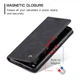 Чехол книжка с магнитом Xiaomi Redmi Note 12 Pro 5G CaseMe Black (33841-2B) - изображение 4