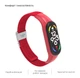 Ремінець Nylon ArmorStandart Braided Solo Loop для Xiaomi Mi Band 7/6/5/4 Red (ARM69907) - зображення 4