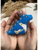 Брелок текстильний ароматизований "Дракончик з мрією" ручної роботи, handmade символічні українські прикраси - зображення 1