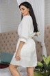 Женский яркий халат с сеткой Ха1092 Айвори, 3XL (52-54) - изображение 3