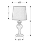 Настільна лампа Candellux 41-11749 BERKANE - зображення 3