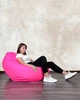 Кресло мешок груша Овал Coolki Оксфорд 600ДПУ XXL 130x90 Розовый - изображение 8